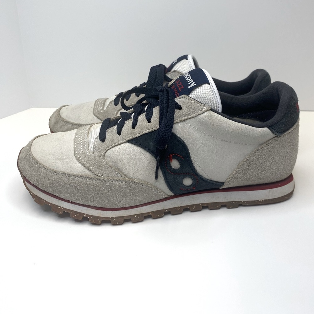 Saucony Men's Athletic Sneakers in Beige, Black, and Maroon